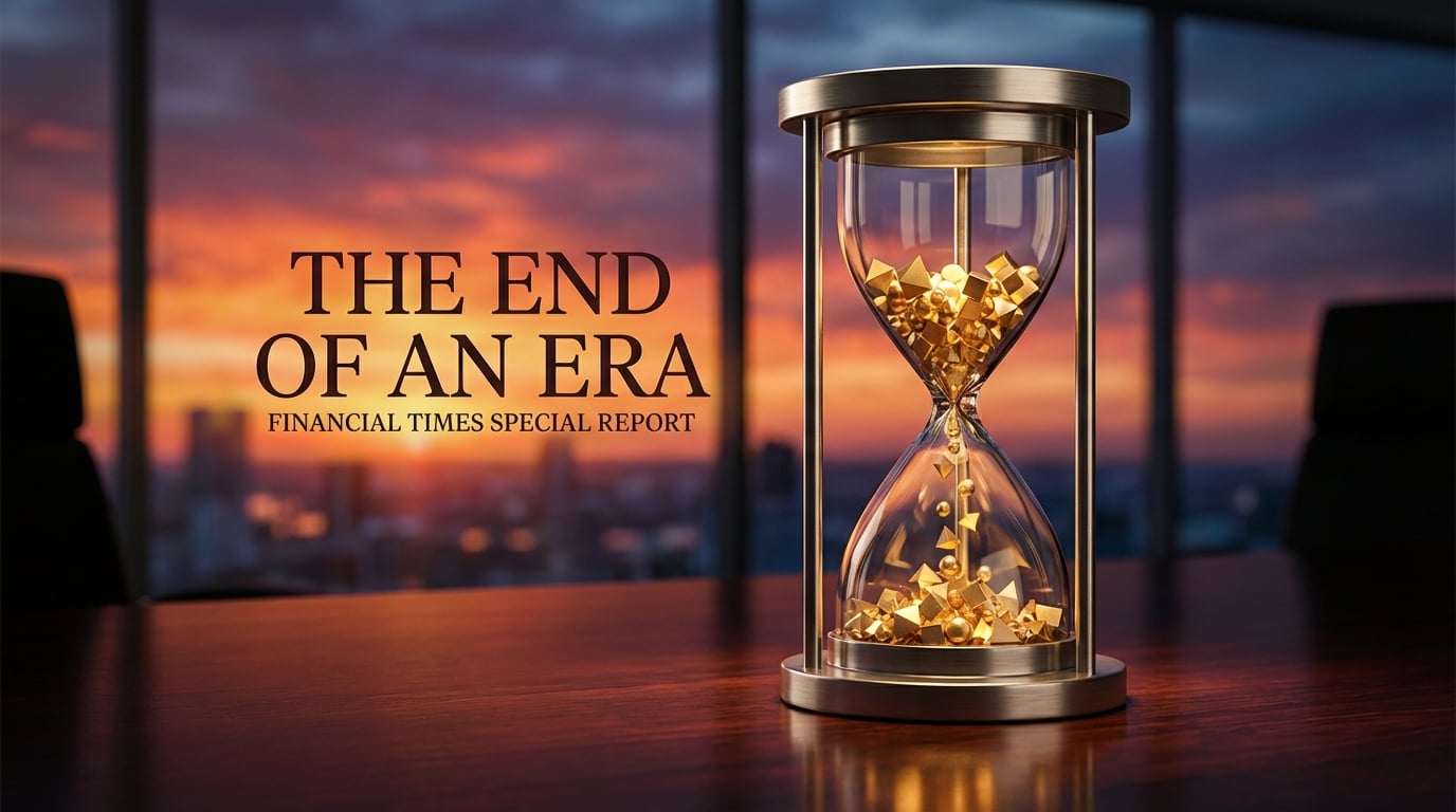   Hourglass with gold particles against a sunset background representing the 2025 expiration of TCJA tax rules.