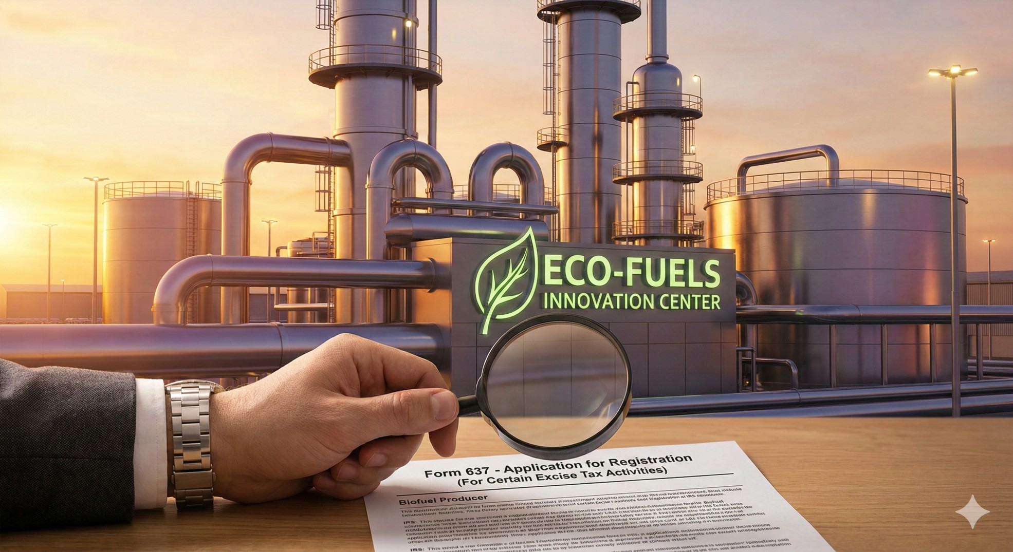   IRS Form 637 registration for Clean Fuel Production Credit 45Z. 