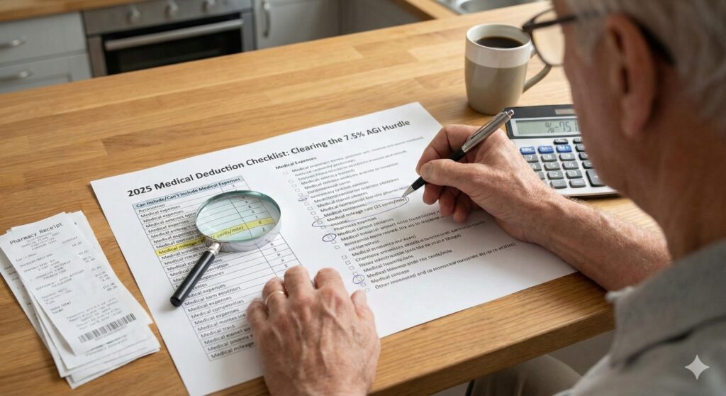 2025 Medical Expense Deduction: Qualifying Costs & The 7.5% AGI Rule