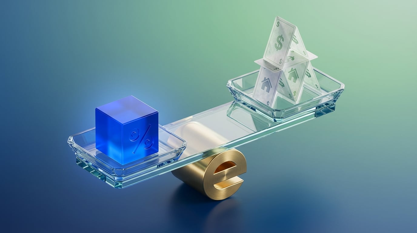   Isometric illustration of a balancing scale representing the IRS 50% support test for claiming dependents in 2025. 