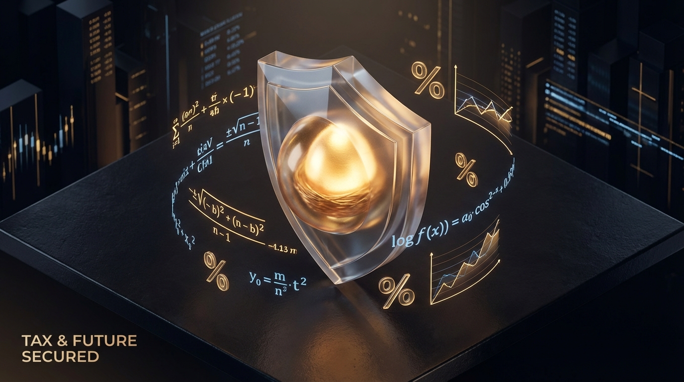   3D illustration representing the 2025 Senior Bonus tax deduction protecting retirement assets under the OBBBA law. 