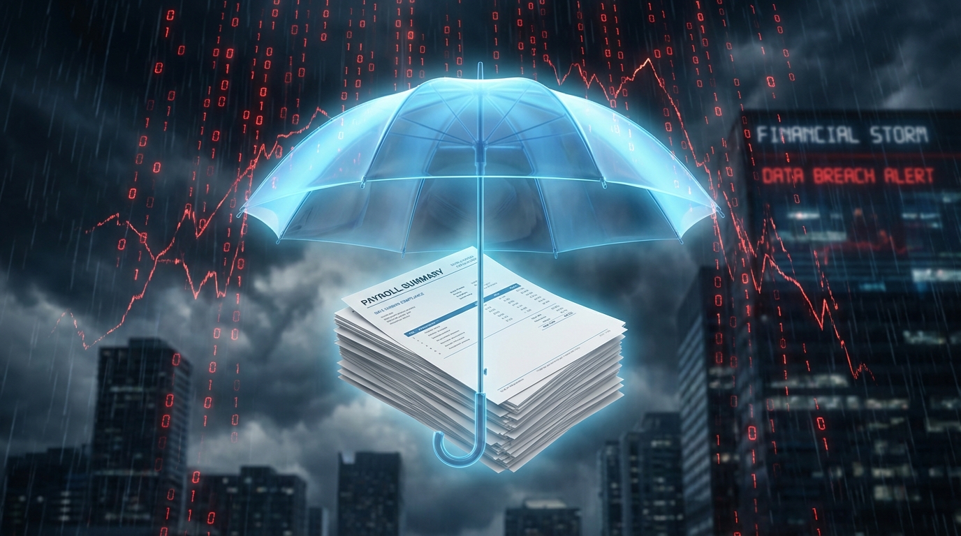  IRS Notice 2025-62 safe harbor shield protecting payroll documents from audit penalties and digital data storm. 