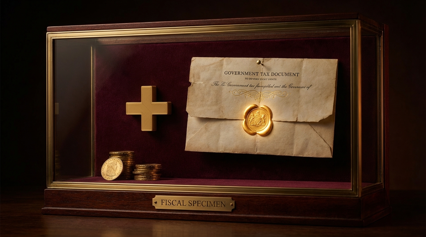   Social Security tax deduction 2025 concept showing a pinned tax document and gold coins representing the Senior Bonus OBBBA deduction. 