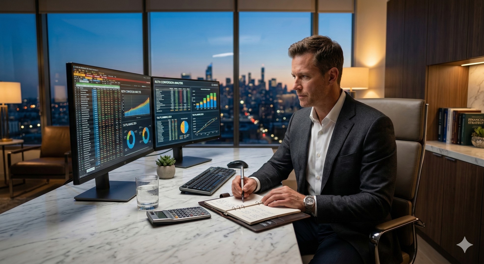   A high-income professional researching a Backdoor Roth IRA for high earners to avoid tax traps. 