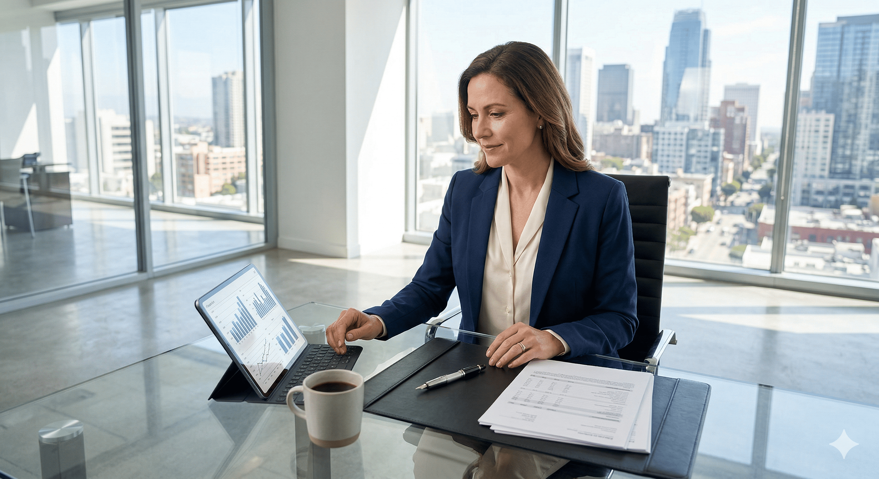   A financial professional analyzing Roth vs Traditional IRA 2026 contribution limits on a tablet. 
