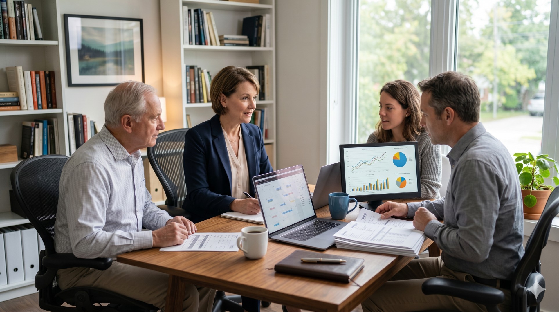   A financial professional analyzing SEP IRA contribution deadline 2025 strategies on a laptop. 