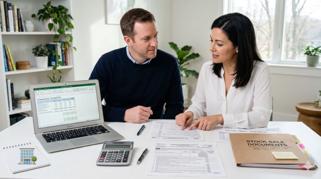 Sale of Private Company Stock: How to Report a Complex Capital Gain