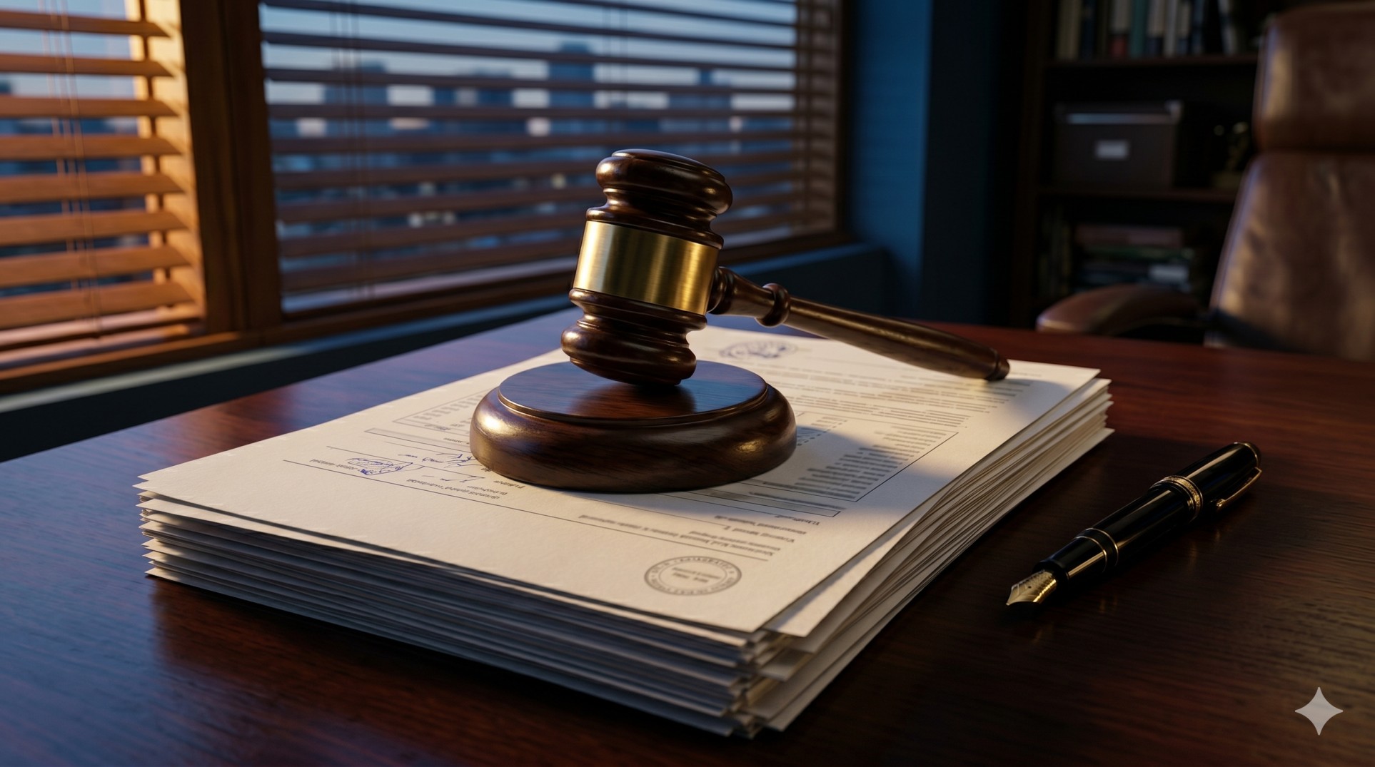   A polished gavel on official state documents representing the California wealth tax 2026 debate. 