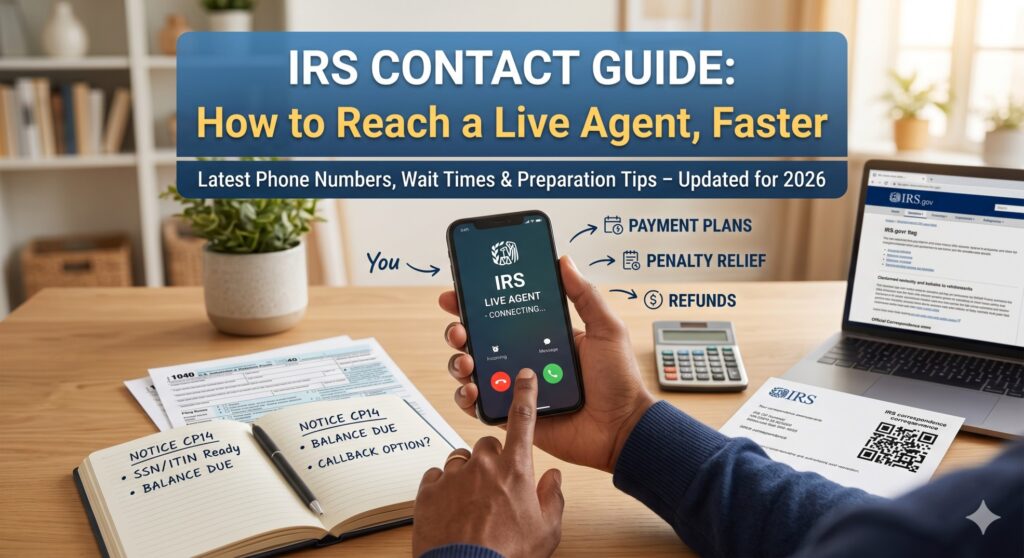 IRS Phone Menu Shortcuts in 2026: How to Reach a Live Agent and Get Tax Relief Help