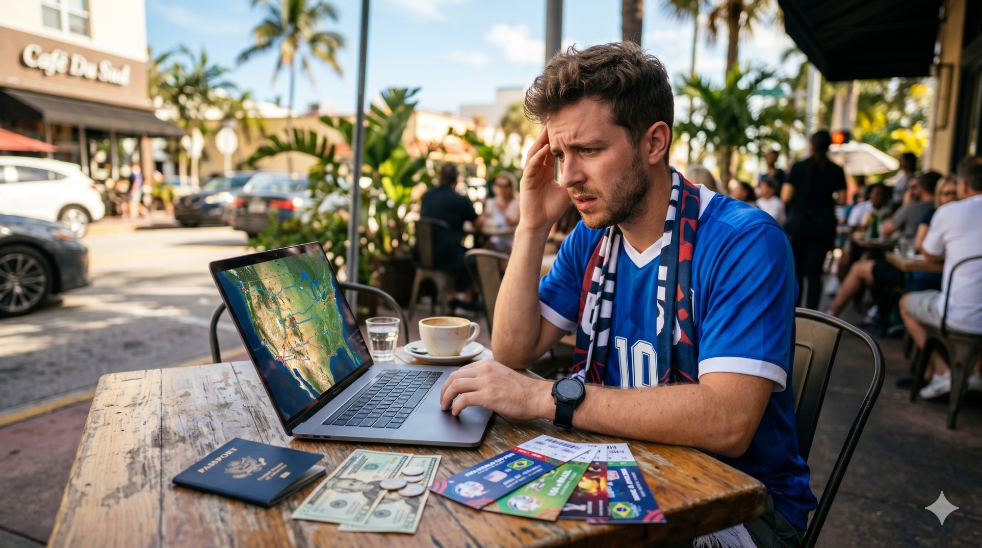   A foreign remote worker researching states with no income tax while planning a World Cup trip. 