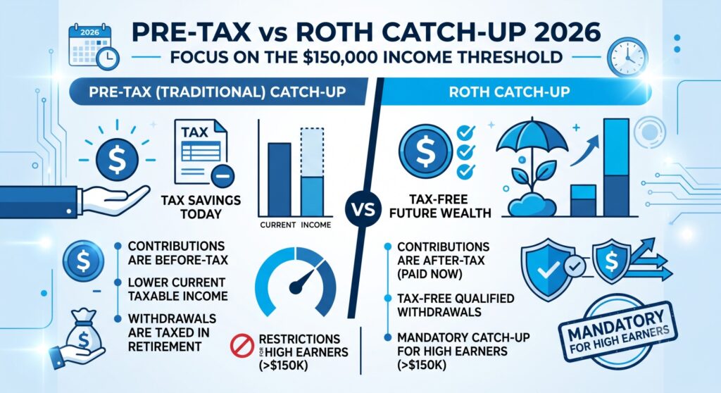 Mandatory Roth Catch-Up Rule for 2026: The $150,000 Trap for High Earners