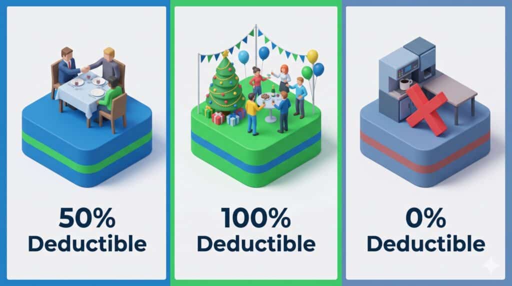 Business Meal Deductions in 2026: What is 50% vs. 100% Deductible?