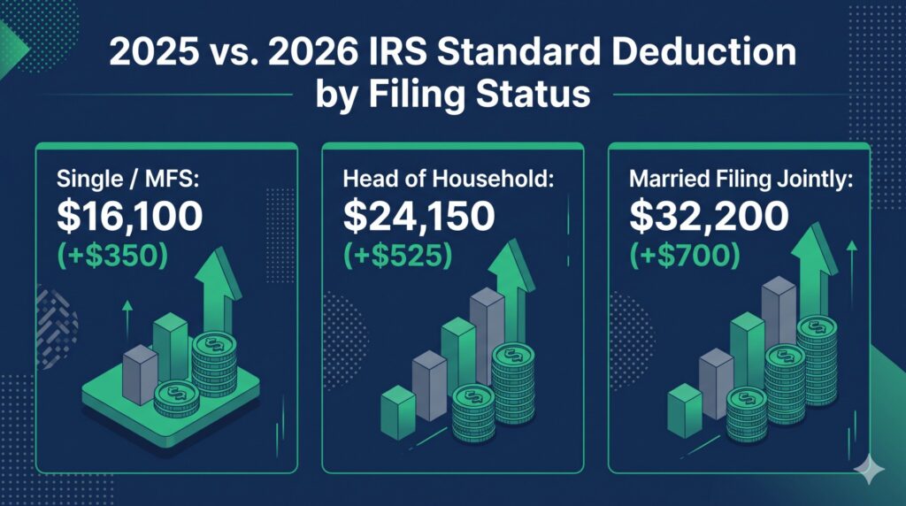 Standard Deduction 2026: Official IRS Amounts, Senior Rules & Filing Guide